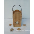 Natural Solid Wood  Candle Holder